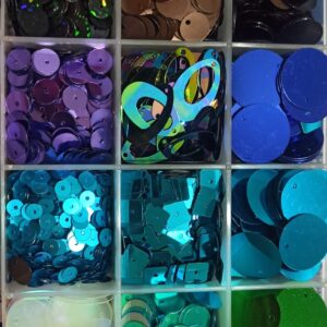 Lentejuelas planas varias