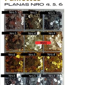 Lentejuelas Palliettes Planos
